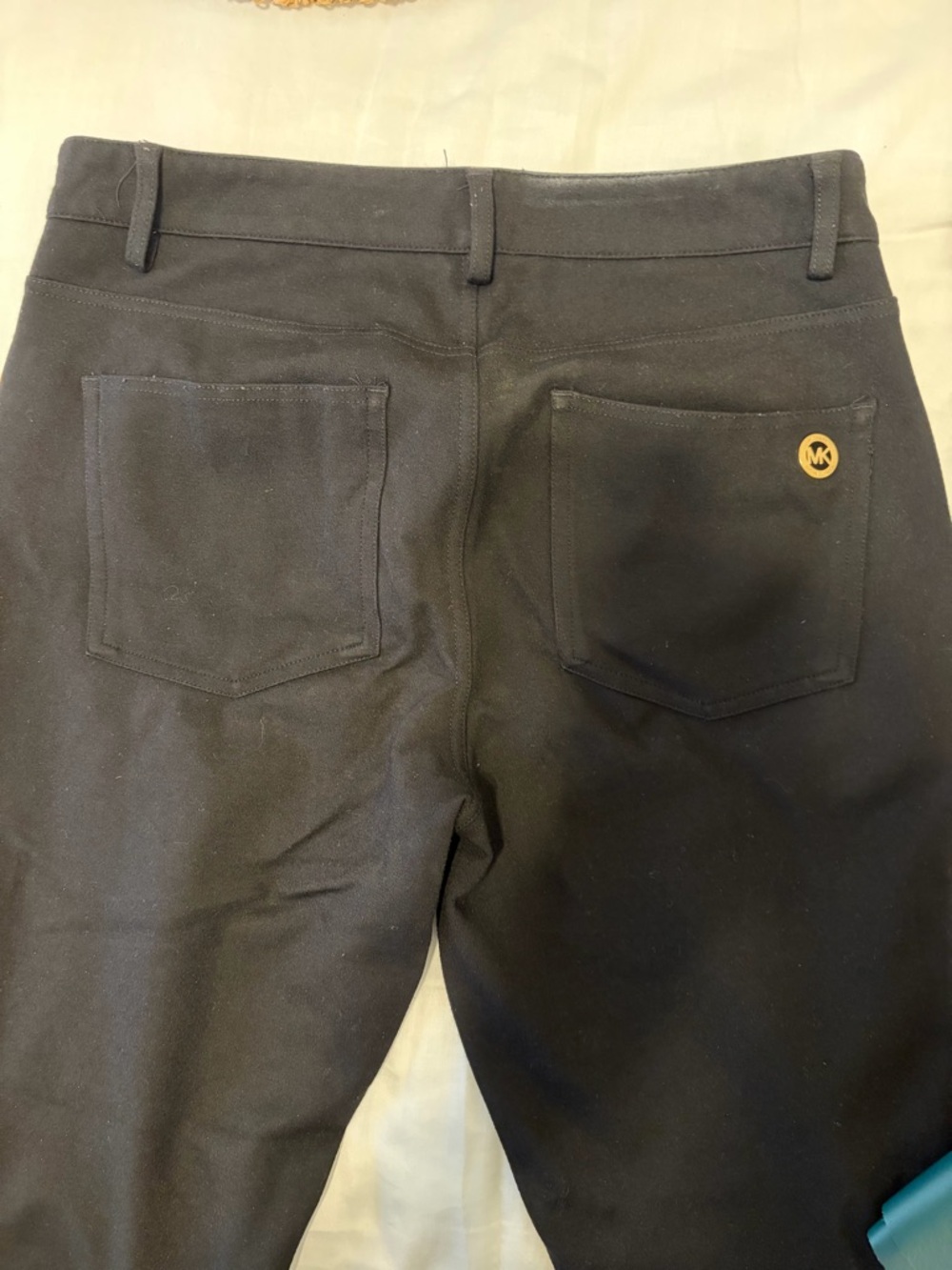 Michael Kors Black Women's Skinny Pants with Back Pockets